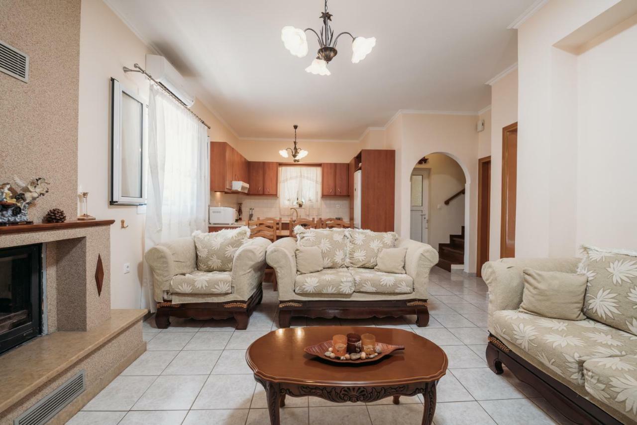 Villa Rosa 3 Bedroom With Sea View Tragaki Exterior foto