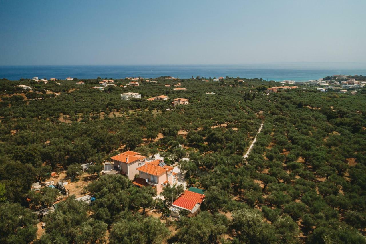 Villa Rosa 3 Bedroom With Sea View Tragaki Exterior foto